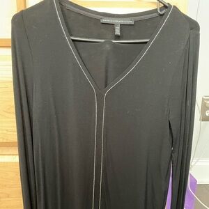 White House Black Market Elegant Black Top